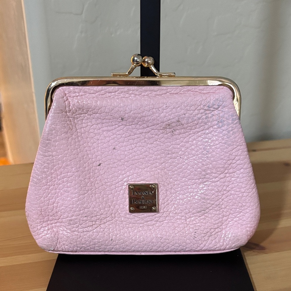 Dooney & Bourke Ballet Pink Leather Coin Purse